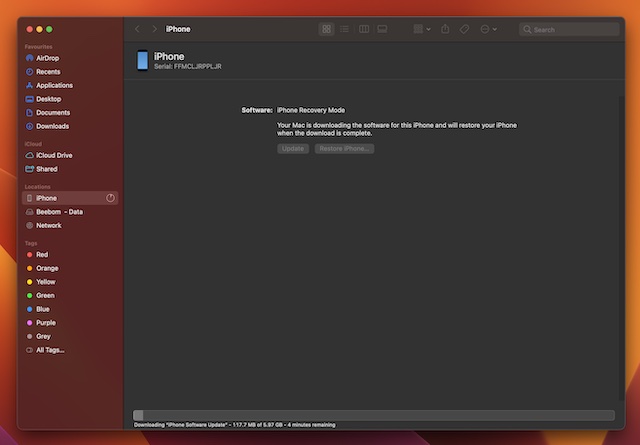 iOS 16ని iOS 15కి డౌన్గ్రేడ్ చేస్తోంది